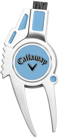 Callaway, 4-in-1, Golf, Pitchgabel, Reparaturwerkzeug, Carolina Blau