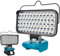 Lampe Led Rechargeable Pour Batterie Makita 18V,120W Baladeuse Lampe 10600LM de Chantier Alimenté Par Pile, Projecteur avec Charge Type C & USB la Randonnée, la Pêche, Chantier(Sans Batterie)