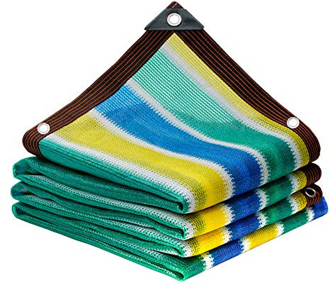 Rete ombreggiante colorata, vela ombreggiante per piante/giardini, rete di protezione per cortili, tessuto in PE, protezione solare, telo ombreggiante traspirante
