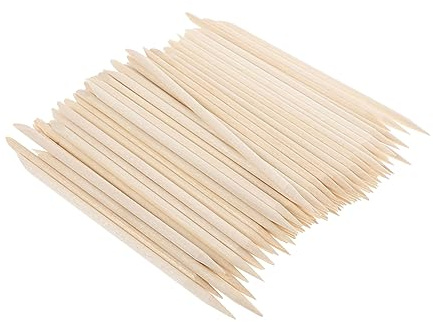 VALICLUD 300pezzi Bastoncini Di Legno Per Unghie Strumenti Per Manicure Bastoncini Legno Per Cuticole Uso Multifunzionale Pulizia Unghie