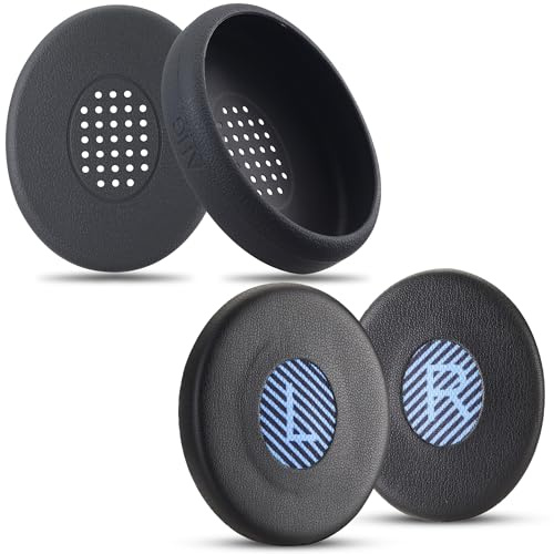 AHG Accessory House SoundLink OE-Kopfhörer-Ohrpolster + Silikon-Schutzabdeckung Kompatibel mit Bose SoundLink OE, On-Ear Wireless, On-Ear 2 (OE2/OE2i) SoundTrue OE, Schwarz