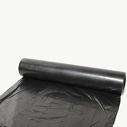 PAMPOLS Bobina de Film Acolchado Negro para Invernaderos y Huertos | Malla de Plástico Anti Malas Hierbas Micro Perforado Traspirable | 1 Rollo de 1,2 Metros de Ancho x 2900 m de Largo (Aprox 50 kg.)