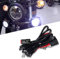 WinPower Universel LED Kit de relais de commutation de faisceau de câblage avec 2 connexions de lampe pour moto Lumières de conduite Lampes de travail auxiliaires, 1 Pièce