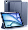 Vobafe Cover iPad Air 11 2025 2024/5 4 Generazione 2022/2020, 10.9/11 Pollici, Custodia in Supporto Protettivo con Pencil Holder, Supporta la Carica di Apple Pencil, Blu Grigio