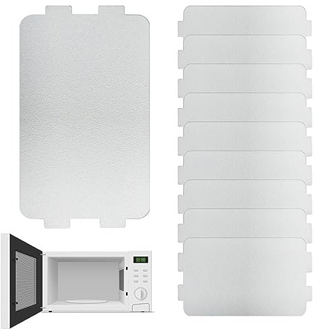 Parti di ricambio a microonde, copertura del forno per guida a guida d'onda a microonde 10pcs Sostituzione della scheda per lamiera di mica universale