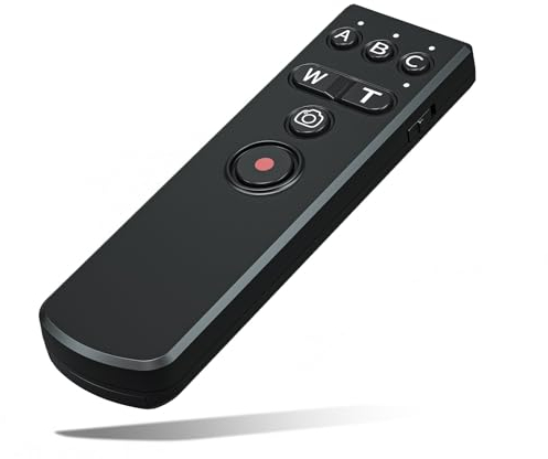 Télécommande sans fil pour appareil photo AODELAN Déclencheur pour Canon, Sony, Nikon, et smartphone, zoom AF Focus enregistrement vidéo compatible avec Canon EOS R6, R7, 850D/Sony ZV-1, ZV-E10,