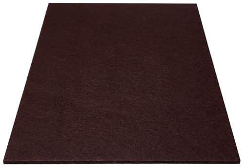 cyclingcolors feltrini adesivi da tagliare 300x210mm spessore 5mm sedie mobili rettangolari antiscivolo, marrone