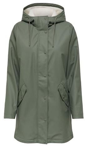 ONLY Femme Raincoat Onlsally Otw Noos Manteau De Pluie, Castor Gray, XS EU