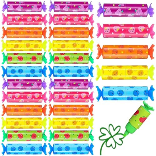 ZDL Mini Textmarker,24pcs Bonbon Textliner Stifte für Kinder,Lustige Stifte Schreibwaren,Textliner Stiftes,Süße Kawaii Highlighter Marker für Geschenke Party Geburtstag Schule Mitgebsel-Füllungen
