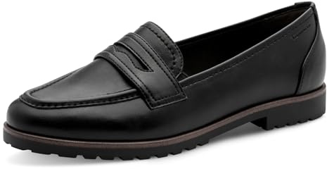 Tamaris Damen Slipper schwarz 42