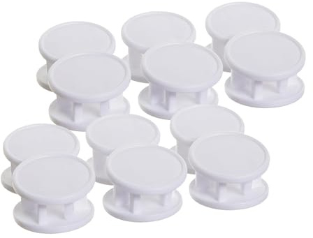Dreambaby Home Baby Safety Socket Plug Covers - Electrical Outlet Protector Guard -24 Pack - White