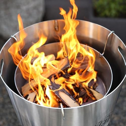 TiKo-Design® Holzkohle-Einsatz Ø53 cm für Feuertonne & Feuerkorb zum Grillen