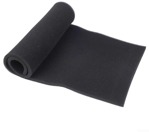 DAZZLEEX Filtro de repuesto para aire acondicionado, lámina de algodón de 1 m x 40 cm para aplicaciones de RV, campana extractora, horno y ventilación, corte a medida y esponja de eliminación de grasa