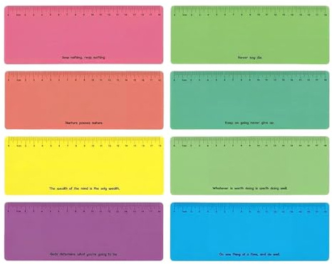 8 righelli sovrapposti per dislessia, aiuto visivo, righello da lettura per finestra, righelli per lettura guidata, strisce colorate per bambini, insegnanti, assistenti