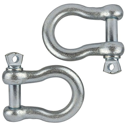 AB Tools Grillete/Cuerda Gemela/Correa de trinquete grillete galvanizado (par) Cuerda SM011
