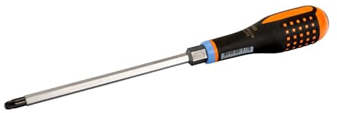 Bahco BE-8810TB Ergo Screwdriver with Through Blade, Multi-Colour, Pz1 x 100 mm