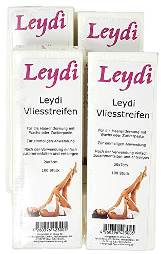 MEGA SPARANGEBOT 1200 Leydi Vliesstreifen - für die Haarentfernung mit Warmwachs und Zuckerpaste