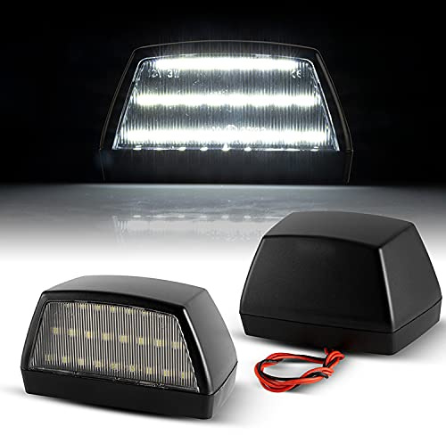 LED Kennzeichenbeleuchtung von Recambo passend für Anhänger | kalt weiß | 12-24V | E-Prüfzeichen