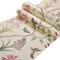 Monozoz Papel pintado floral de pájaros, flores y pájaros, respetuoso con el medio ambiente, papel pintado no tejido, papel tapiz adhesivo floral vintage para jardín, impermeable, despegar y pegar,