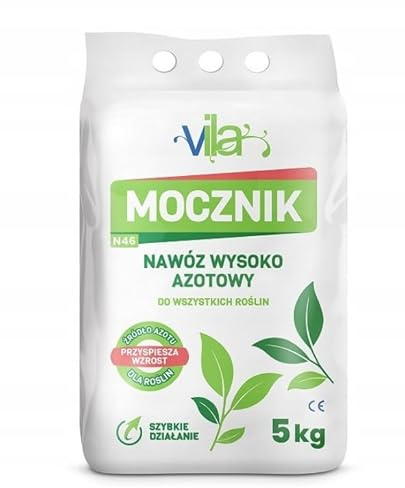 VILA Harnstoffdünger N46% - Universaldünger für Obstbäume, Rasen und Nutzpflanzen, spritzfähig als Blattdüngung, 10kg, ideal für Frühjahr Rasendüngung und Apfelschorf Bekämpfung