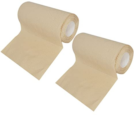 Toallas de Papel Absorbente de Aceite de Cocina 2 Rollos | Pasta de Pulpa, No Abrasiva y Absorbente, para Carne y Bistec, Uso en Hogar y Cocina