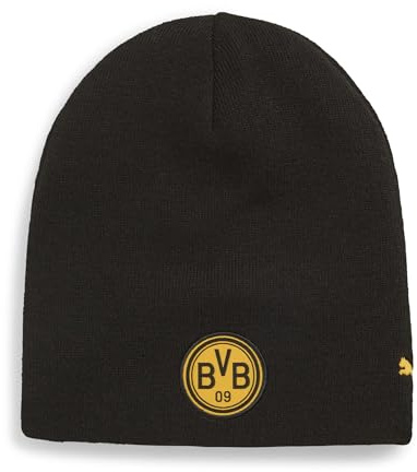 PUMA Mütze BVB Reversible Beanie Faster Yellow - Puma Black schwarz gelb