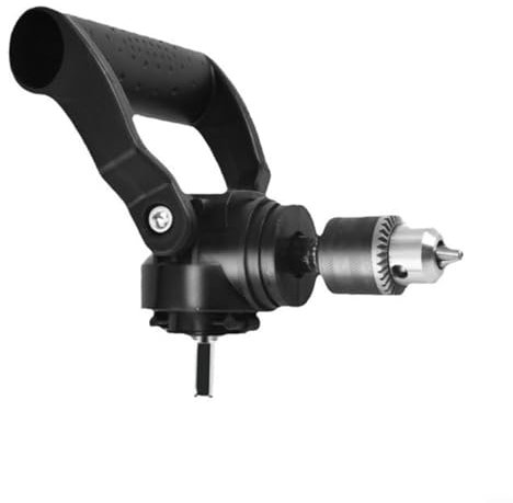 Accesorio de taladro de ángulo recto, adaptador de 90 grados para espacios reducidos, portabrocas eléctrico, adaptador de esquina, herramienta de doblado, construcción de metal (B)