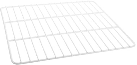 Hemobllo Iron Fridge Divider for Refrigerator with Precision Production and Versatile Application, White Metal Fridge Mesh Divider Suitable for Ice Cream Parlors and Retail Settings