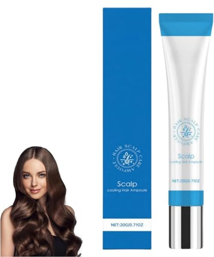 Scalphy Cooling Hair Ampoule,Scalp Serum For Dry Flaky S-calp,Hair Loss Serum,Scalp Protector,Keeps S-calp Clean And Non-Greasy, Improves Shine,Cooling & Refreshing,Sc-alp Massager Treatment,20g