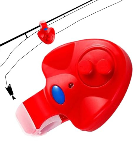 Generico Indicador de mordida electrónico | Alarma sensible para mordida de | Alarma de sensible 6 x 3 x 2 cm ABS 50G, sensibilidad impermeable y ajustable para hombres, mujeres, familias durante