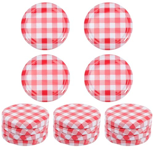Roleader Tappi per Barattoli Multiuso 40 Pezzi, Chiusura a Vite Ermetica per Vasetti di Marmellata e Conserve, per Conservare Alimenti e Spezie in Cucina