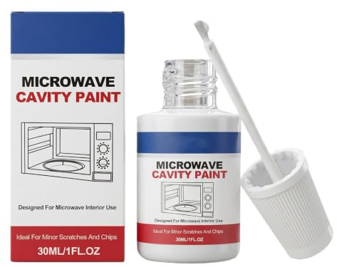 Vernice Per Cavità Interna Microonde 30ml Rivestimento Ritocco Per | Rivestimento Cavità Microonde Adatto A Interni, Cucine Commerciali, Ristoranti, Casa, Appartamenti, Dormitori