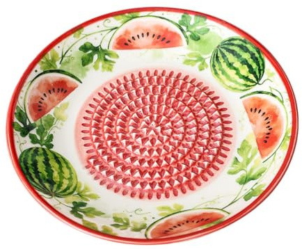 Grattugia In Ceramica Con Decorazione A Motivo Frutta