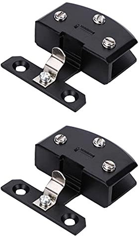 Niaciswe Kit 2 Pezzi Cerniere per Porta in Vetro - Lega di Zinco, per Doccia, Vetrina, Vetrinetta - Morsetti Inclusi