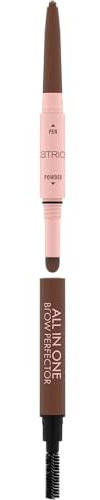 Catrice All In One Brow Perfector, Augenbrauenstift, Nr. 020, Braun, langanhaltend, abdeckend, definierend, natürlich, vegan, ohne Mikroplastikpartikel, Nanopartikel frei, ohne Parfüm, 1er Pack (0.4g)