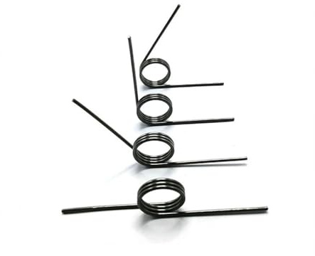 Cilky 10Pcs V-shaped Torsion Spring 0.7mm Wire Diameter Right Rotation Type Torsion Spring 60 90 120 180 Degrees Custom Metal Spring Small Springs Compression (Size : 90 Dregees, Color : 3LAPS_7MM)