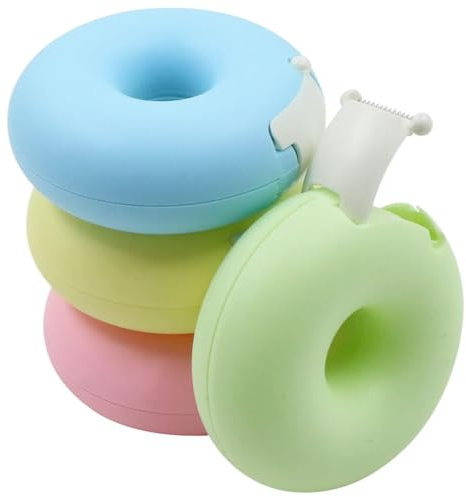 Norhogo 4 Stück Klebefilm Klebebandabroller Tischabroller Tape Abroller Bandhalter Maskierung Washi Tape Dispenser Cutter zum Herstellen von Scrapbook DIY Crafts für Schule, Zuhause und Büro (4 farbe)
