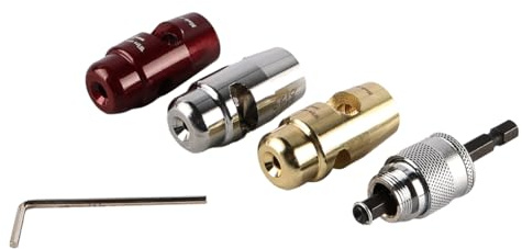 Sarini Pelacables eléctricos, máquina peladora automática para Uso rápido de Cables con Taladro eléctrico Manual, Herramientas portátiles de pelado rápido de aleación de Aluminio para electricistas