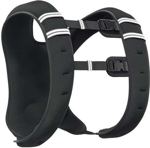 HOMCOM 5KG Weighted Vest, Running Weight Vest with Adjustable Straps, Convenient Pocket and Reflective Strips, for Men and Women Cardio Exercise Strength Training Workout