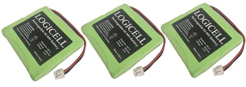 3 x LogiCell NI-MH Akku für AVM Fritz Fon MT-D/Telekom Sinus A201, A702 (T-Com)