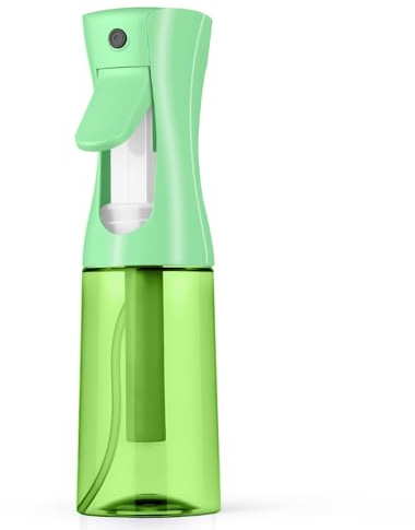 Alaoo Vattenspruta för frisör, 200 ml sprayflaska återanvändbar greenTrans | Fin dimma kontinuerlig sprayflaska, hårspray, för frisör, hudvård