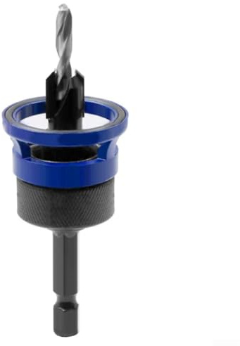 Broca de vástago de 8 mm, para avellanar y enrutar en tareas de carpintería (8 x 3)
