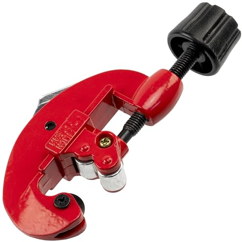 AERZETIX Cortatubos con biselador integrado de Ø3 a Ø28 mm para cobre/latón/aluminio