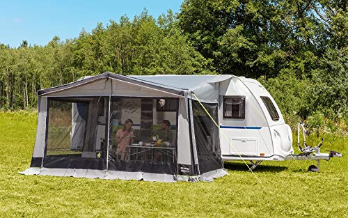 Berger | Set de Moustiquaires pour Auvent Sirmione-L 5 m | Moustiquaire Porte Fenetre Camping Car | Moustiquaire Fenetre Caravane | Tente de Toit Anti Moustique | 500 x 250 cm