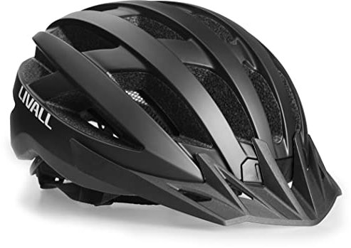 Livall MT1 Neo - Smarter Fahrradhelm mit Bremslicht und LED-Lichtsystem, SOS-Alarm System, Multimedia Einheit & Freisprecheinrichtung in matt schwarz, Größe 54-58 cm, M