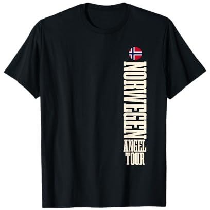 Norwegen Angeltour Angler Angeln Norge Norway Fishing Tour T-Shirt