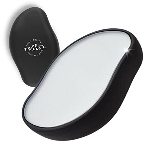 Tweezy Removedor de pelo de cristal mágico sin dolor exfoliante para piernas y cuerpo, sin depilación, sin calor, sin productos químicos, borrador de pelo suave