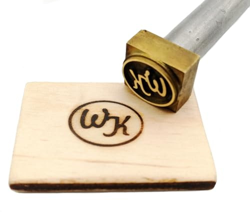 Dein Brandstempel elektrischer persönlichen Initialen in 15 x 13 mm