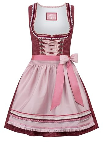 Stockerpoint Dirndl Harper, Dämpad rosa, 36