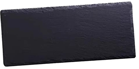 MAGICLULU Teller Aus Stein Ingwer-reibe-platte Servierbrett Rundes Steak Servierplatten Obst Platte Runde Sushiplatte Käse Wurstbrett Schiefer Schiefer Täglicher Gebrauch Natürliches Brett